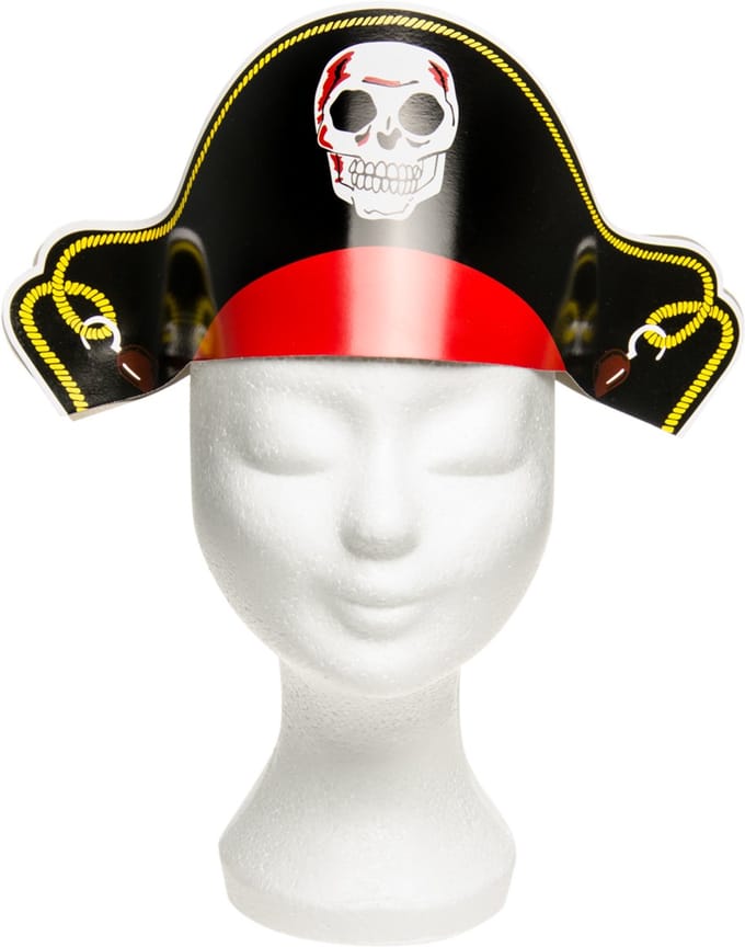 Duckiez Piratennhoed Papier/Karton - 12 stuks