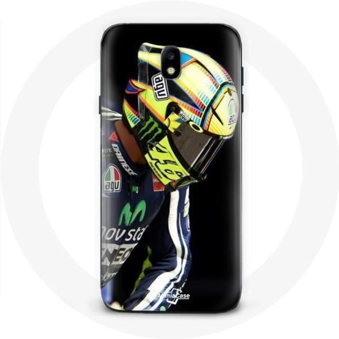 Coque - Valentino Rossi - Samsung Galaxy J7 2017 - Souple - Protection - Noir