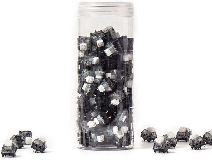 Mechanische Toetsenbord Schakelaars 5-pins Vervanging Clicky Tactiel Lineair