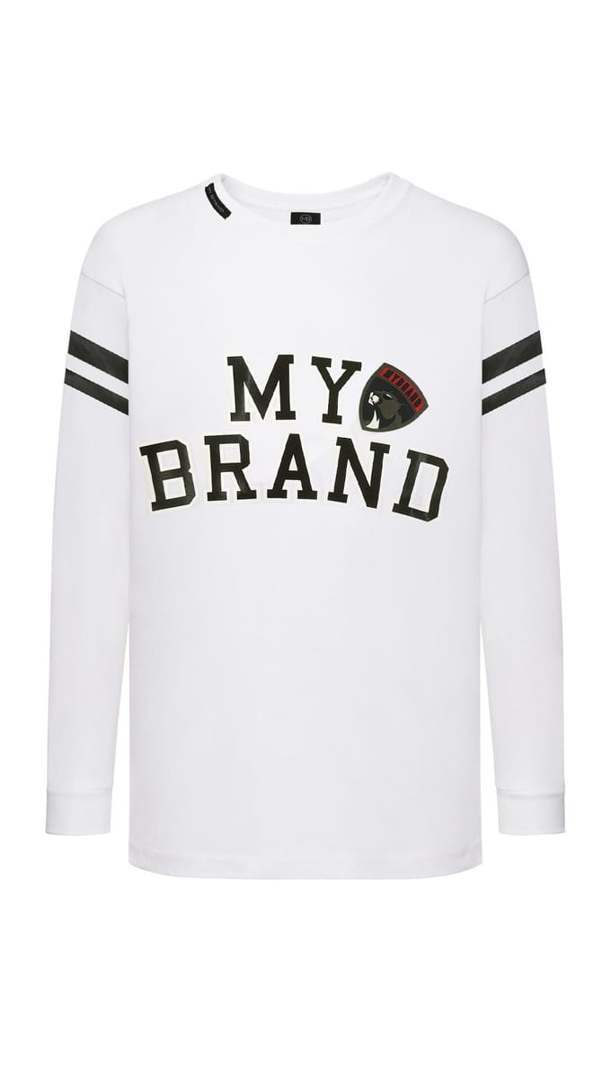 Baseball Logo Longsleeve | WHITE - WHITE / 10