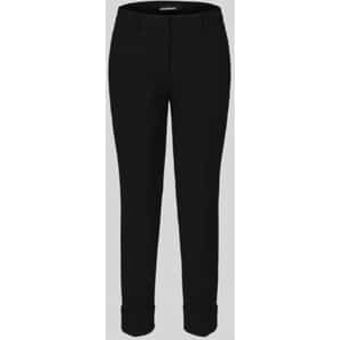 Regular fit smalle broek met viscose-katoen-aandeel model 'KRYSTAL'