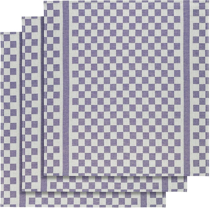 De Witte Lietaer Theedoek Groom-A - 3 stuks - 65 x 70 cm - Katoen