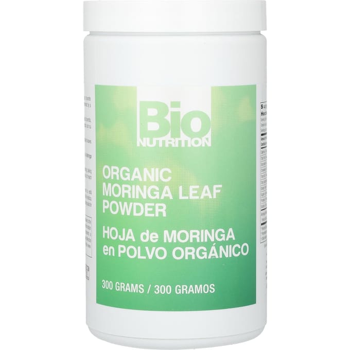 Bio Nutrition, Poudre de feuilles de moringa biologique, 300 g