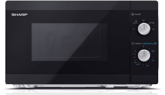 Sharp YC-MS01E-B Solo Magnetron - 800 Watt - 20 liter - zwart