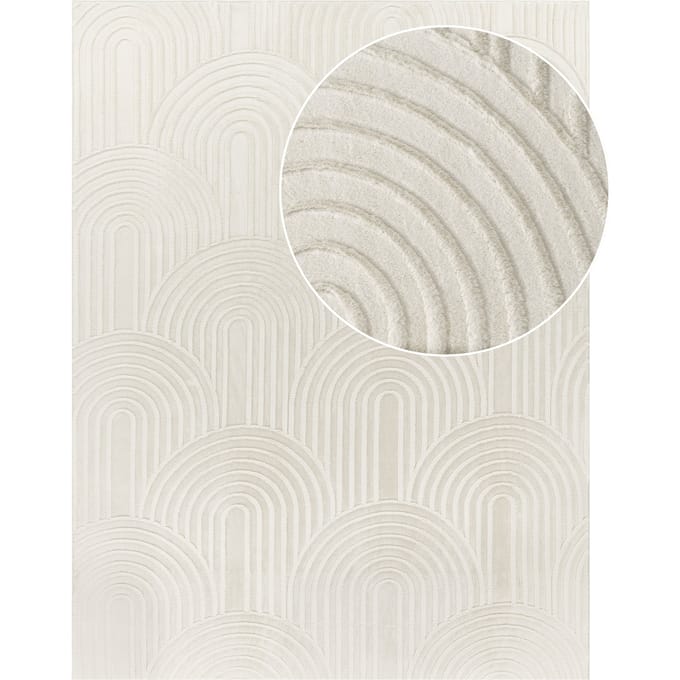 Vachtkleed Lelystar crème 80x150 cm