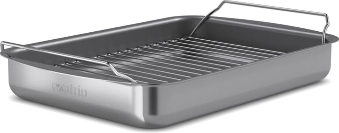 Eva Trio - Professional Braadslede 35x25 cm - Aluminium - Grijs