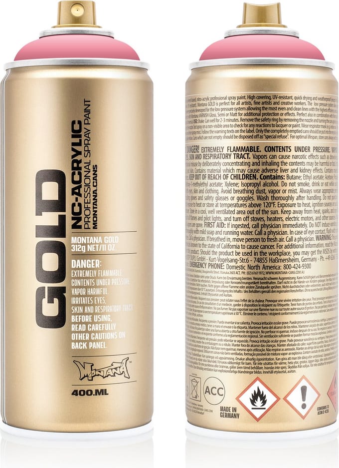 Montana GOLD G3010 Bazooka Joe spuitbus 400ml