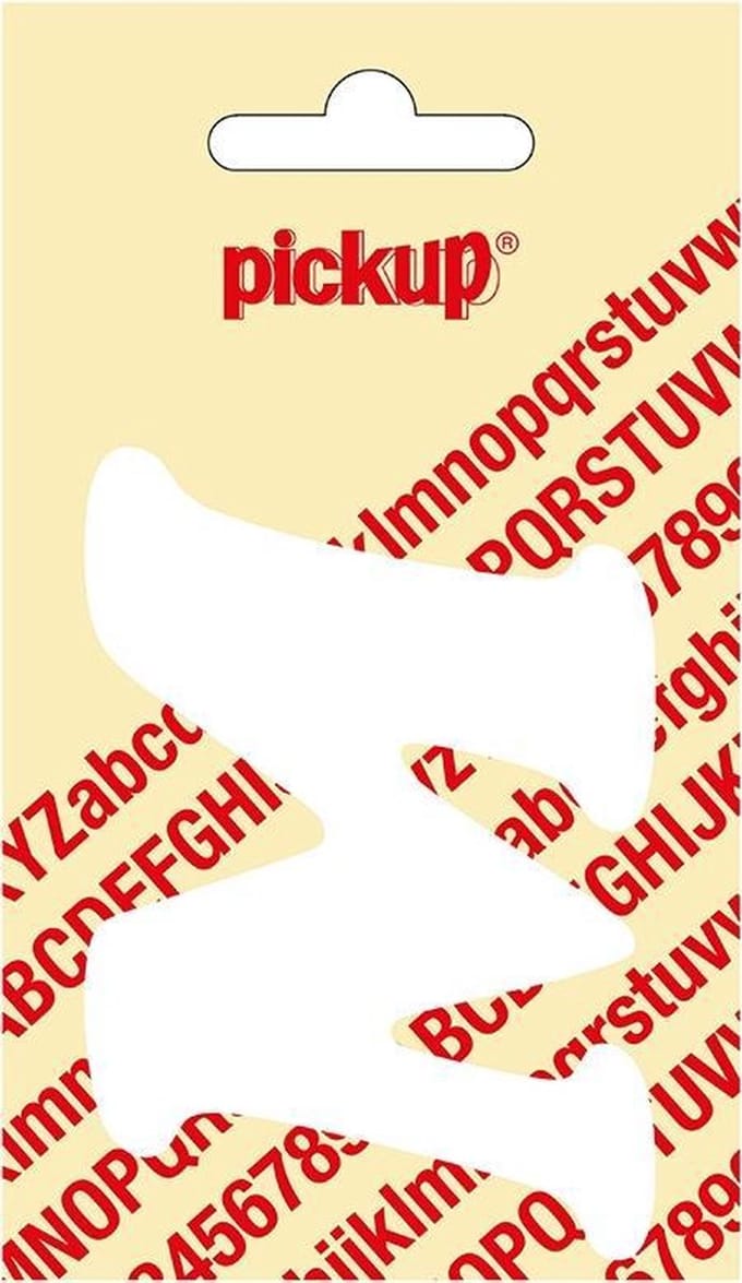 Pickup plakletter CooperBlack 60 mm - wit M