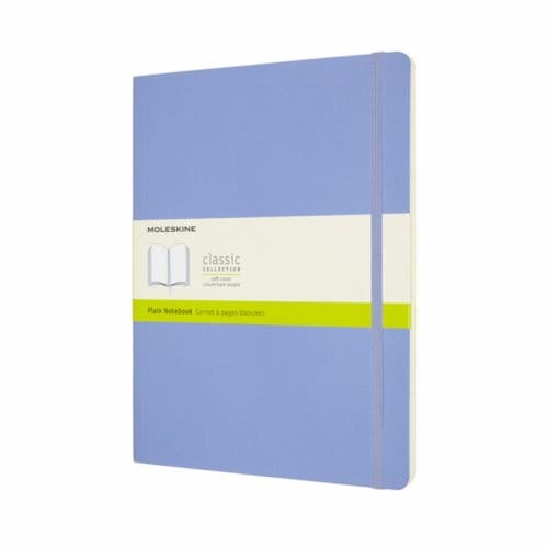 Moleskine Classic Notitieboek - Extra Large - Softcover - Blanco - Hortensia Blauw