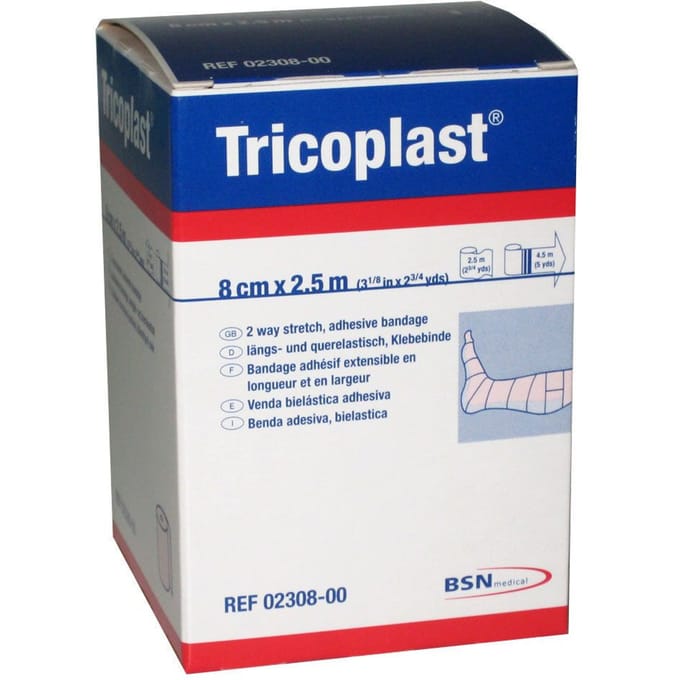 Tricoplast 8cm x 2.5m 1 Verband