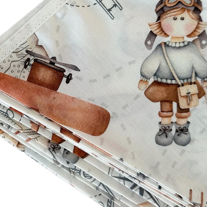 BINK Bedding Stoffen Slinger - Vlaggenlijn Raf model XXL (10 mtr, 21 vlaggetjes)
