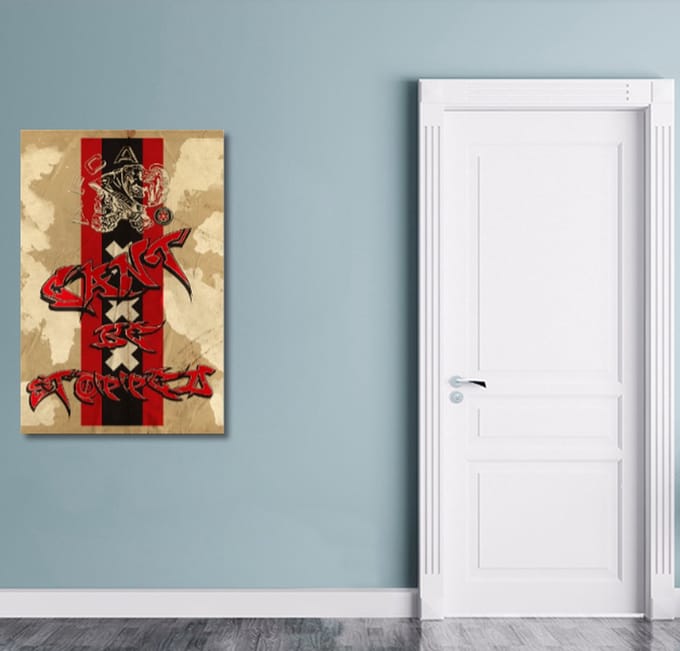 Canvas AFCA Graffiti Style 90x60
