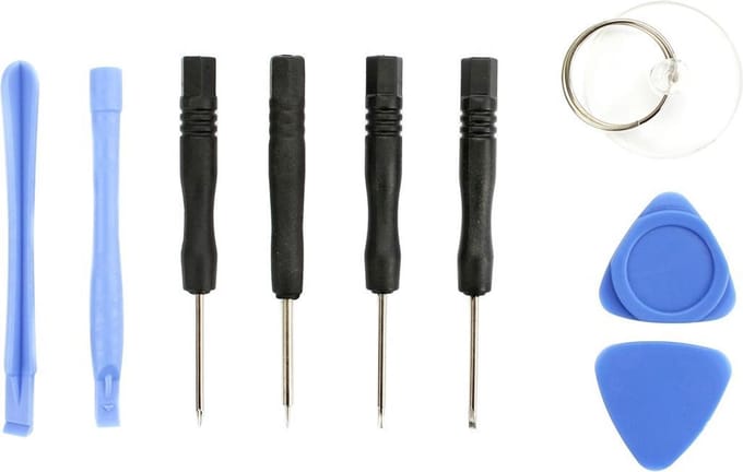 Let op type!! 9 in 1 Repair Tool Set for iPhone 7 & 7 Plus