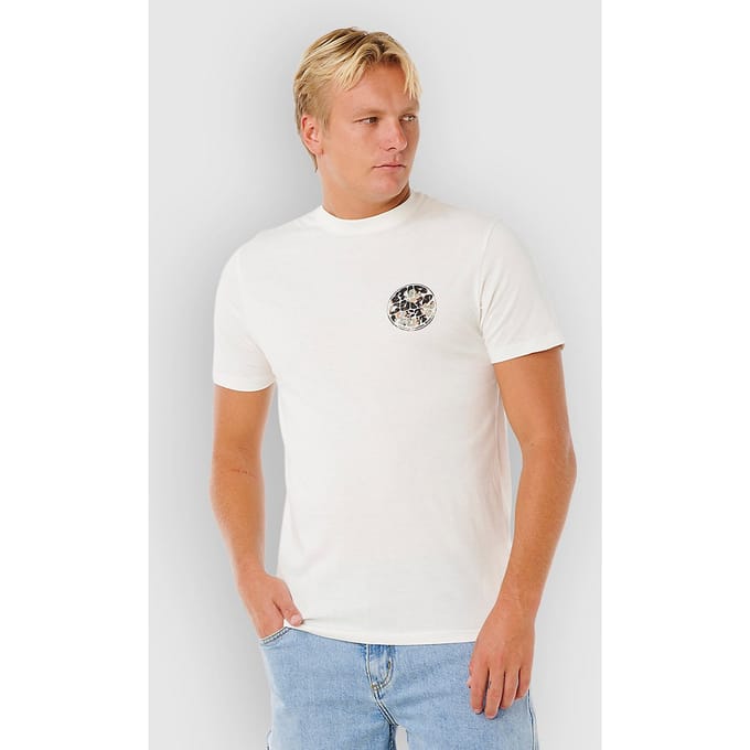 Rip Curl Wettie Passage Icon T-Shirt wit