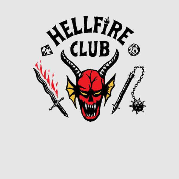 Stranger Things Hellfire Club Hoodie - Grijs - XL