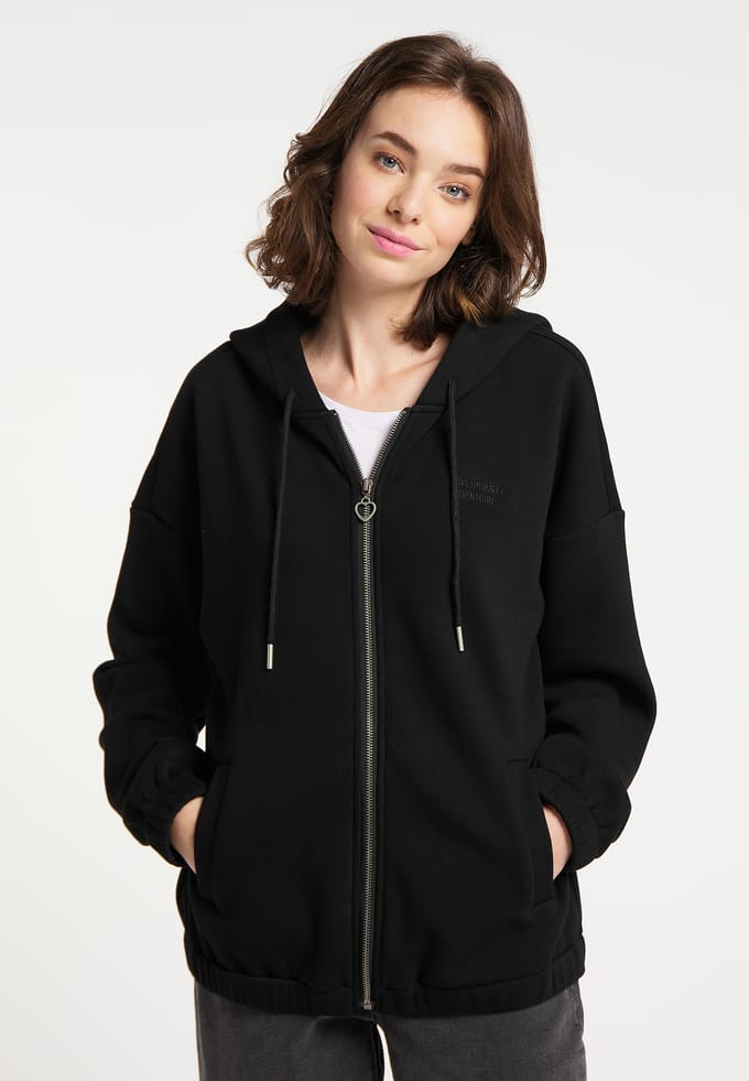 myMo Sweatvest met capuchon Blonda