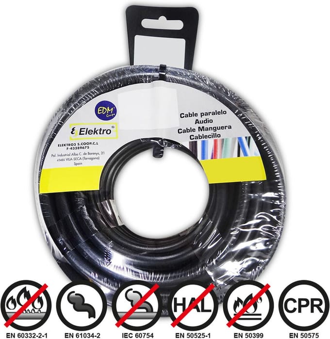 Parallel Interface Cable EDM 28506 Black 50 m