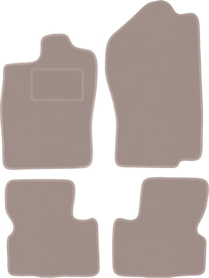 Beige veloursmatten voor: Opel Vectra A sedan, liftback, hatchback (1988-1995)
