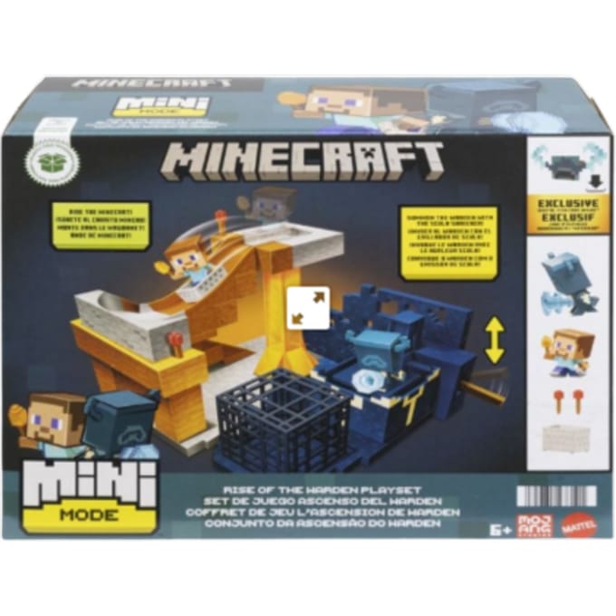 Mattel MINECRAFT MINIMODUS Opkomst van de Warden Speelset