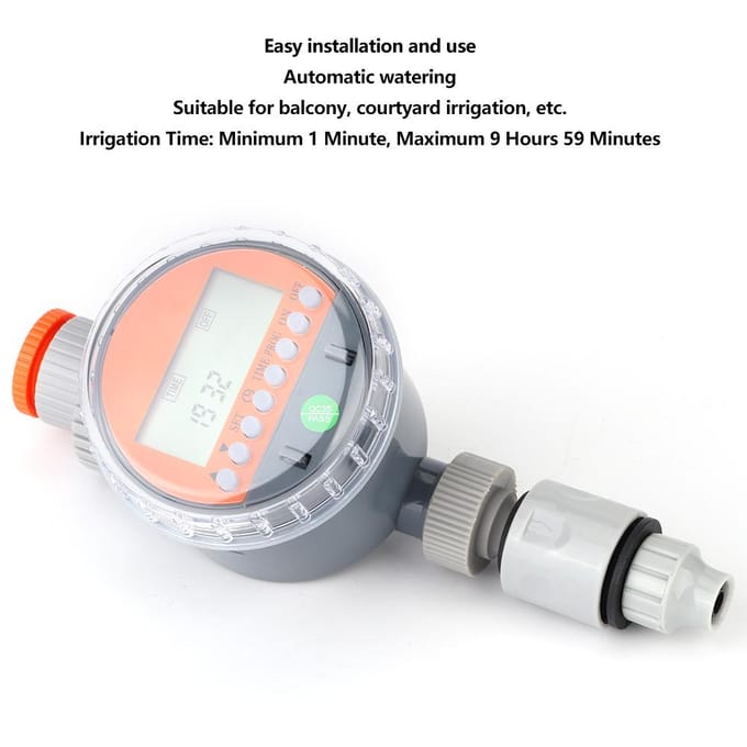 G1-1/4 DN32 Intelligente Batterijgestuurde Automatische Irrigatietimer Tuin Watergeefgereedschap white