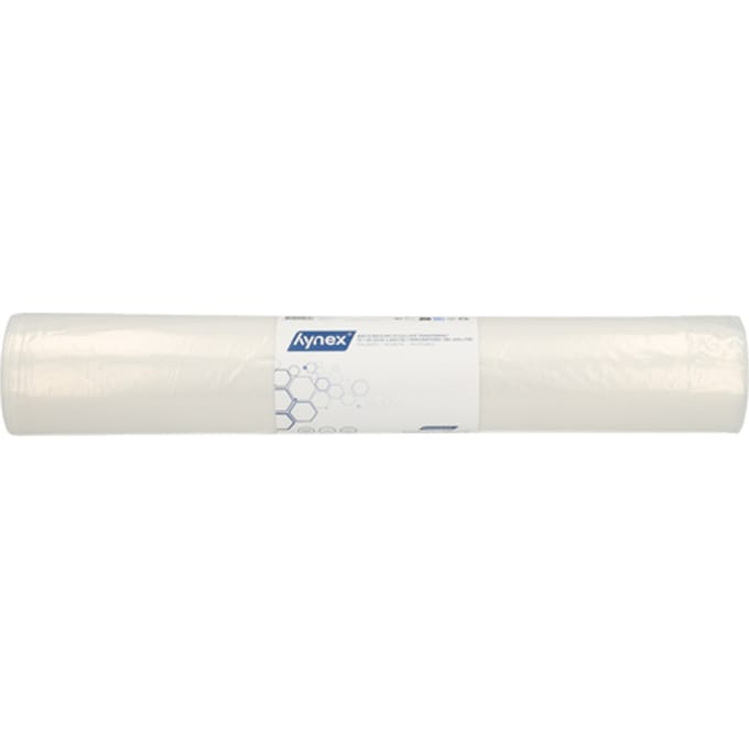 Afvalzak Hynex 70/15x200cm LDPE recycled T80 400L transparant ponsgaten rol à 5 stuks