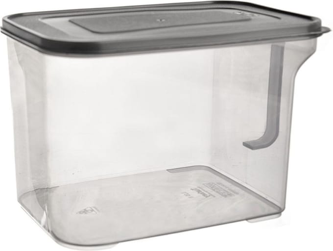Voedselcontainer Strooibus GREY 1,7 l - Container voor Losse Producten - Keuken - Voedsel - Doos