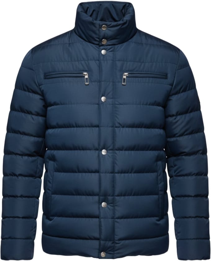 OMBRE Jas - Rits - Effen Donkerblauw XL