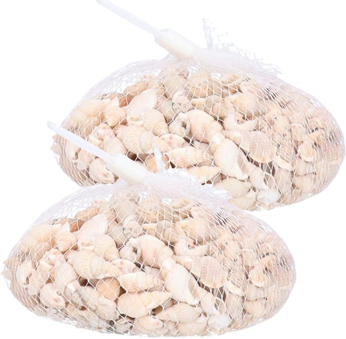 Rayher Schelpjes - posthoorn schelpen - decoratie - 600 gram - maritiem