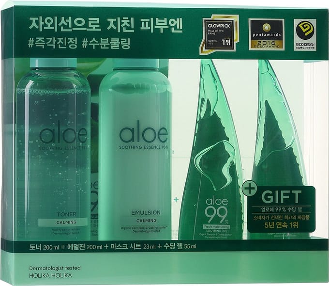 Holika Holika - Aloe Moisture Soothing Set