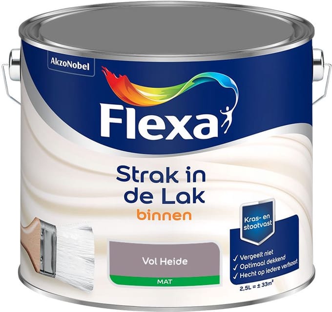 Flexa - Strak In De Lak Binnenlak Mat - Vol Heide - Mengverf - 2,5 L