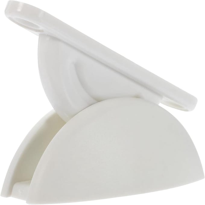 Deurstopper Kit - Deurhouder Camper - Camper Deur Vastzetten - Eenvoudige Installatie - 75 x 375 x 33 cm - wit