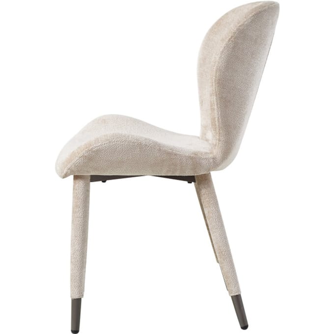 PTMD - Eetkamerstoel Thor - Beige - 62x52x87cm