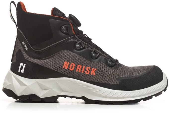 No Risk X-treme Mid Grey S3 1057.06 - Grijs/Zwart - 45