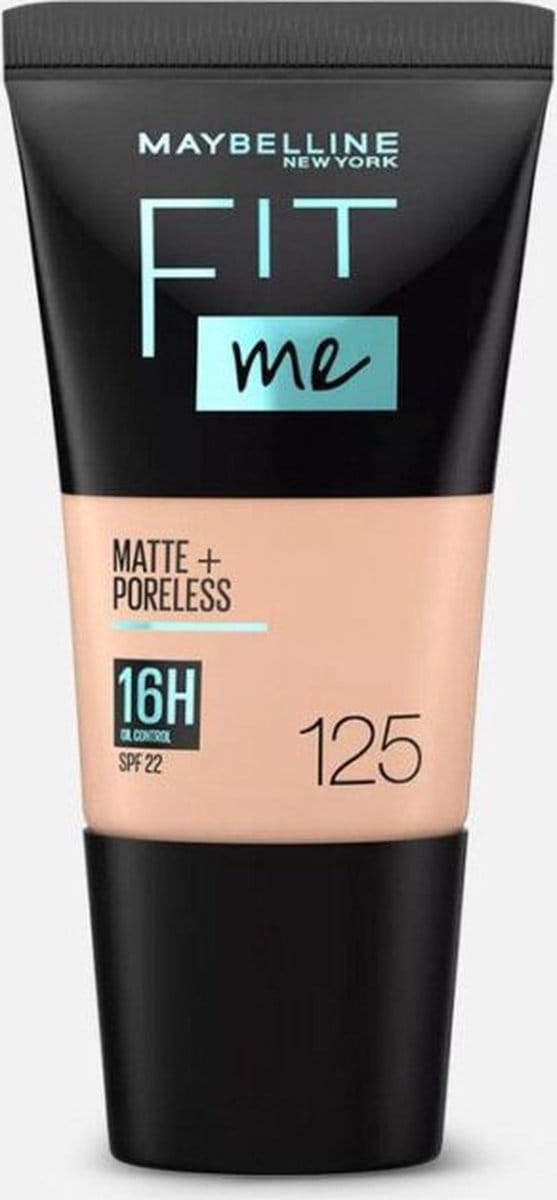 Maybelline Fit Me Matte + Poreless 16H Oil Control Foundation - 125 - 18 ml