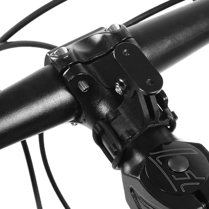 Support de fixation pour vélo pour caméra GoPro avec support de feu avant black