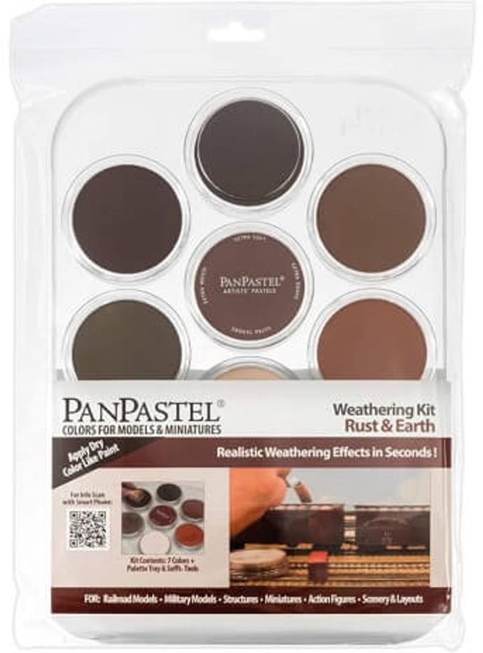 PanPastel - Weathering Kit 1 (7) Rust & Earth