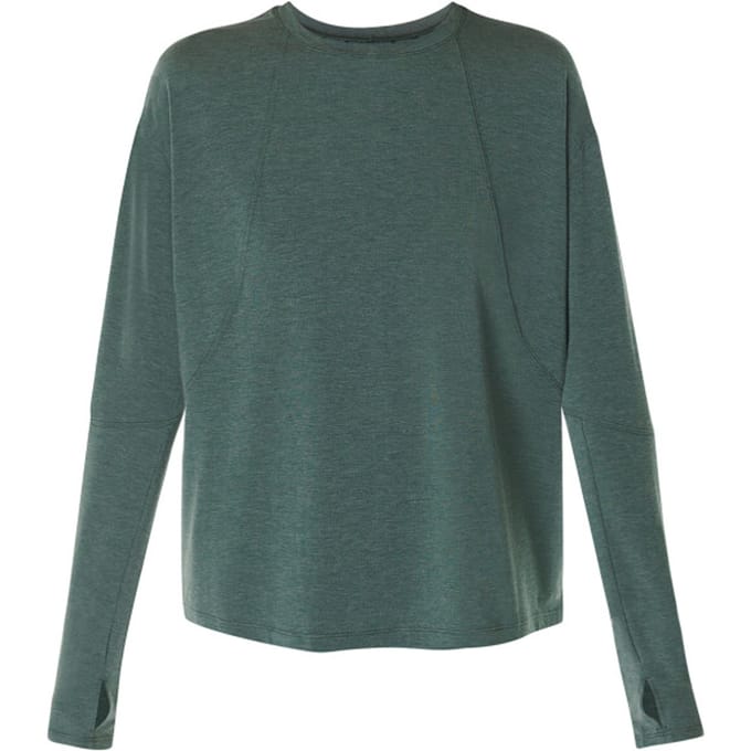 Sweaty Betty Soft Flow Studio Long Sleeve Top GROEN - Maat S