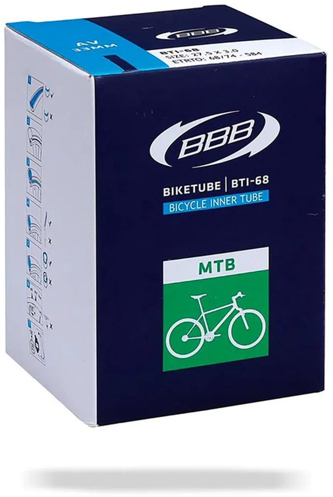 Bbb Schrader 40 Mm Binnenband Transparant 27.5´´ / 2.00-2.40
