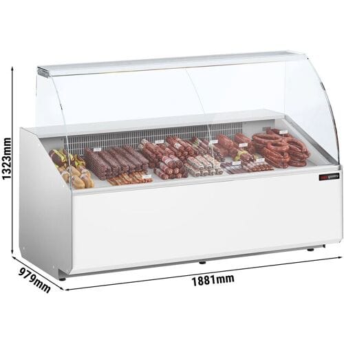GGM Gastro Kühltheke - 1900mm - Frontblende Weiß