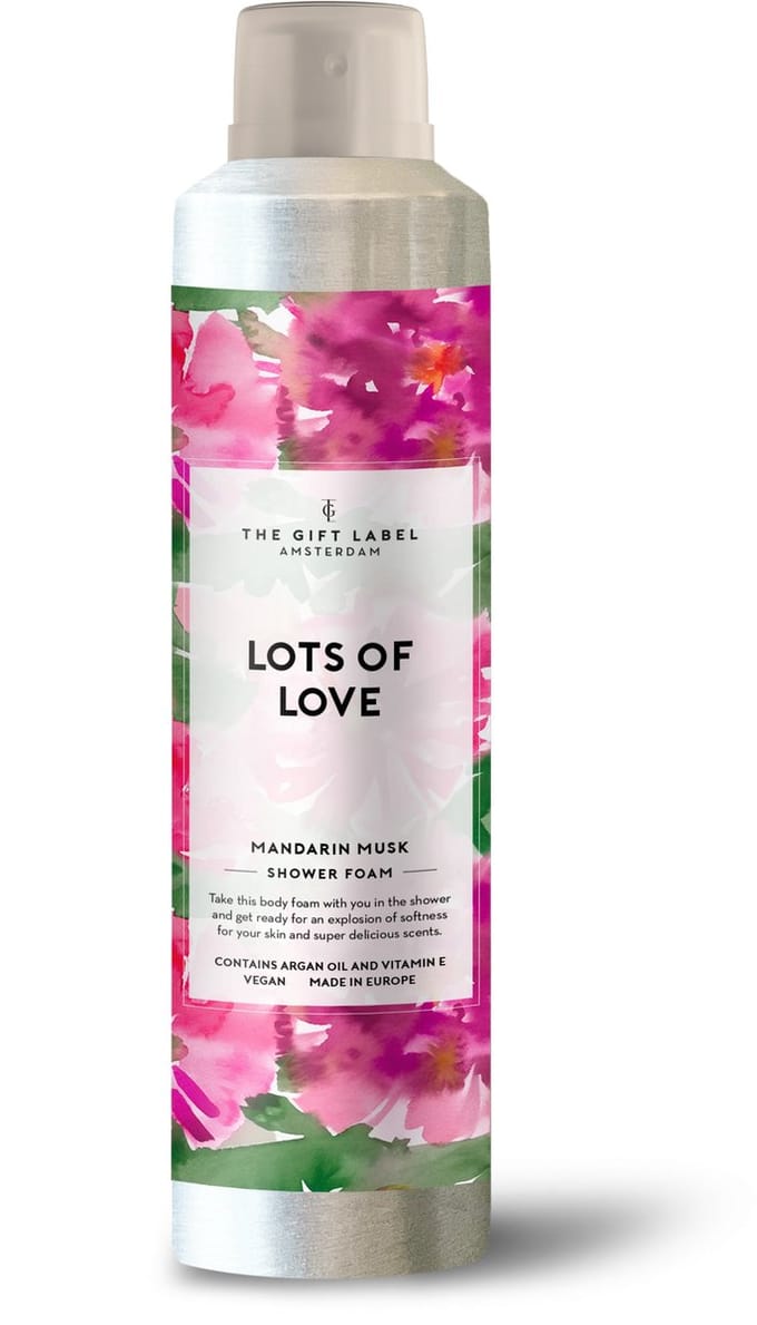 The Gift Label Showerfoam Lots of Love
