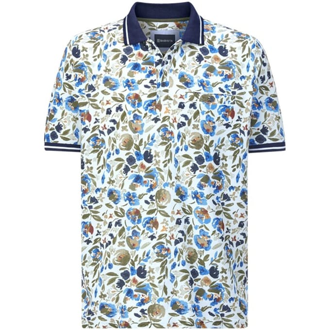 Babista herren Poloshirt - 68/70 - blauw - Plus Size