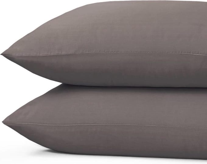 100%  Katoen - Kussenslopen - Set van 2 - 60x70 cm - Beige