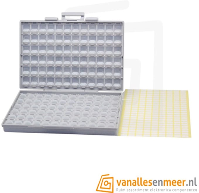 SMD componenten opberg systeem Box 144 Vakken Kunststof Organizer voor Elektronica