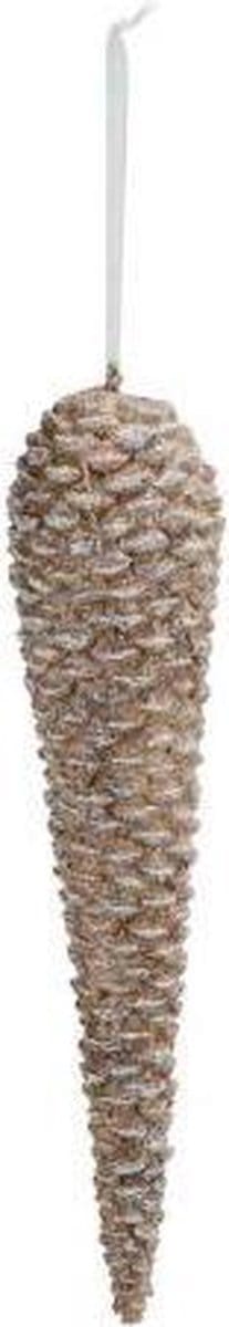 Cosy @ Home Denappel Hanger Glitter Beige 4x4xh15cm