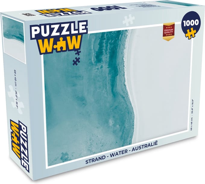 Puzzel Strand - Water - Australië - Legpuzzel - Puzzel 1000 stukjes volwassenen