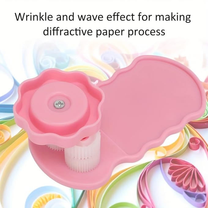 1 rouleau de papier diffractif - L'assistant créatif parfait ! pink