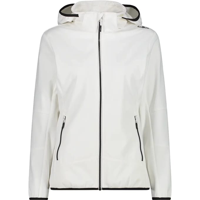 Cmp Zip Hood 32a0456 Softshelljack Wit XS Vrouw