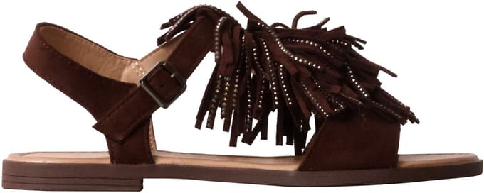Platte sandalen met bandjes
