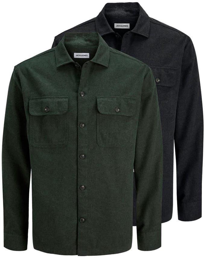Jack & Jones Heren Overhemd jas / overshirt 2 pack Charge