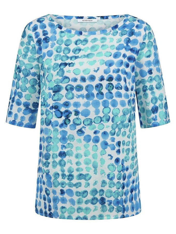 Blouse Van Peter Hahn blauw